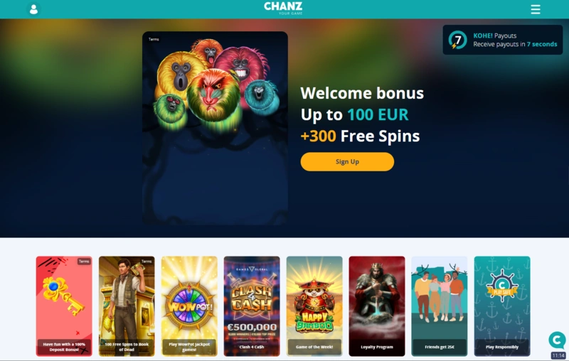 chanz home page